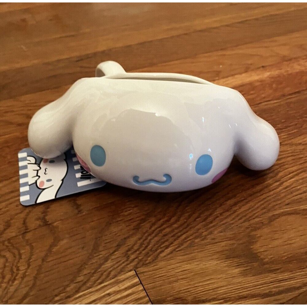 Hello Kitty Cinnamoroll Face Sanrio Ceramic Mug (Hello Kitty & Friends) New